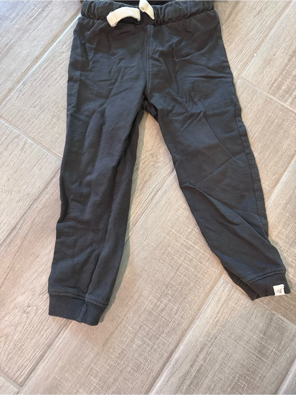 Burts Bees Quilted Black Kids Pullover & Jogger Set